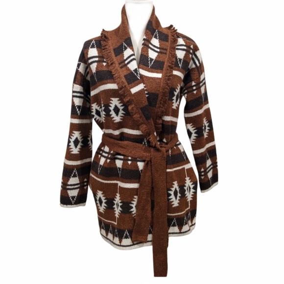 Tahari Southwestern Cardigan Sweater - Picture 5 of 5